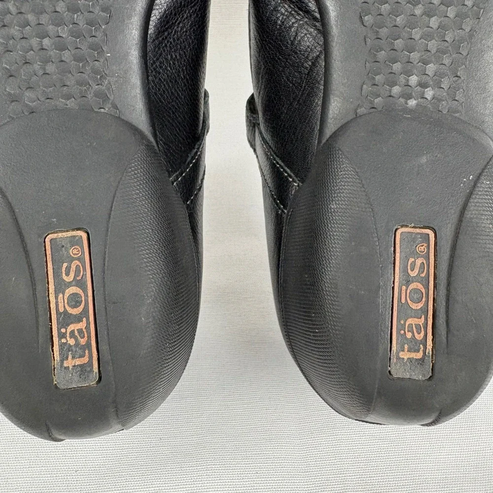 Taos Womens Mary Jane Ta Dah Shoes Size 40 EU/9 US Black Comfort Leather Casual - Picture 15 of 17